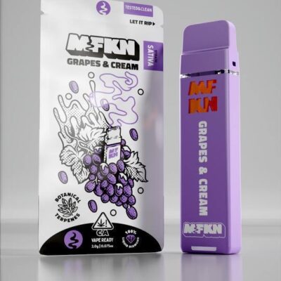 MFKN Grapes and Cream 2g Disposable Vape, Mfkn disposable, mfkn vape, 2g mfkn, mfkn flavors, mfkn liquid diamonds,