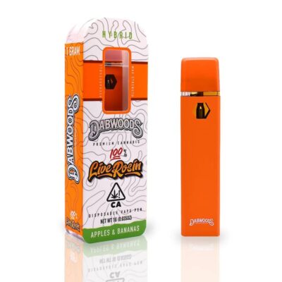 Dabwoods Apples and Bananas 1G Live Rosin Vape Pen