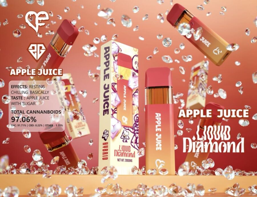 Apple juice liquid diamond favorite disposable