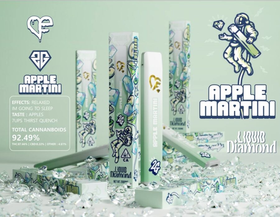 Apple Martini liquid diamond favorite disposable