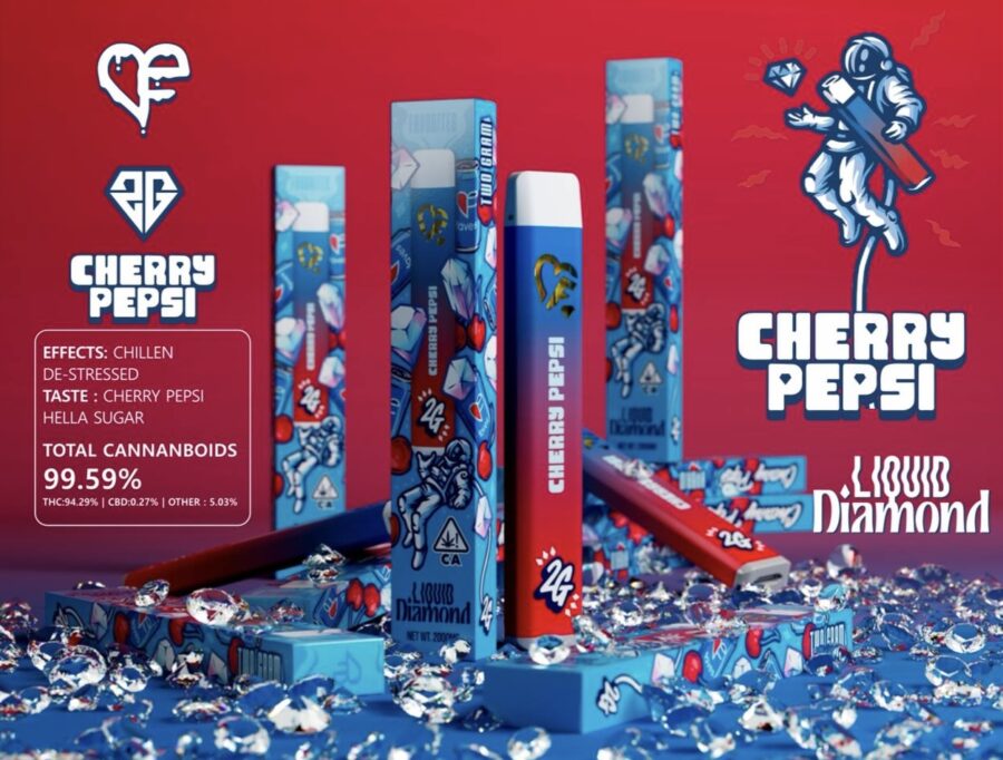 Cherry Pepsi favorites disposable