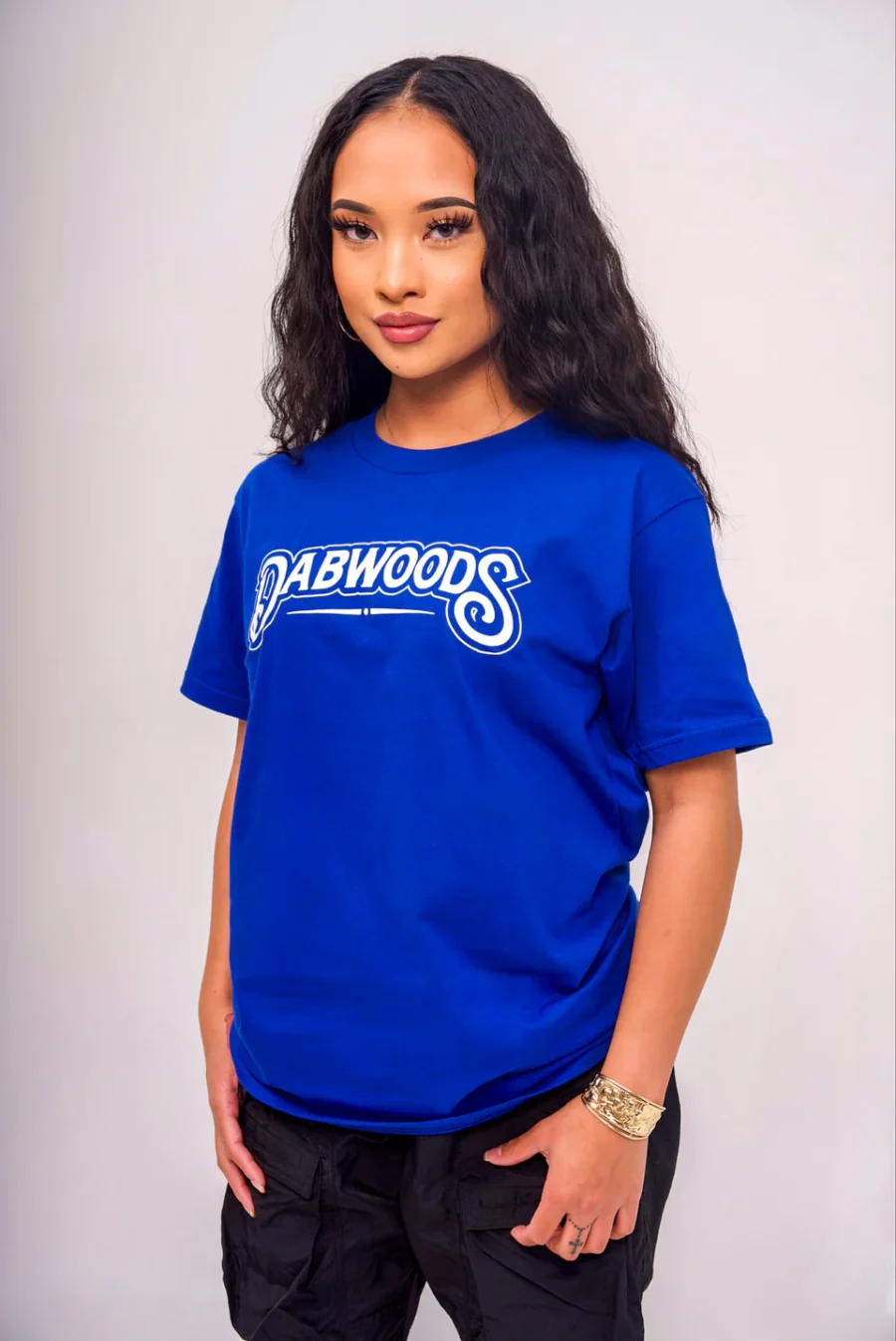 Dabwoods Dodgers Blue Tee women