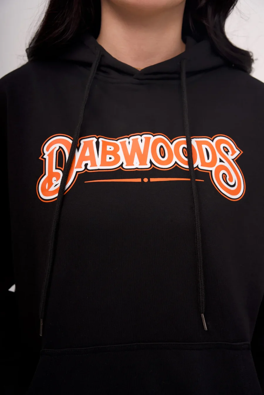 Dabwoods French Terry Black and orange Hoodie