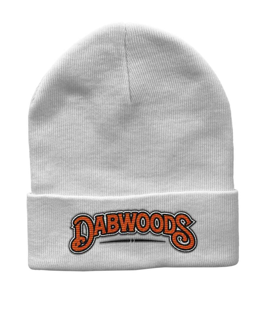 Dabwoods White Beanie