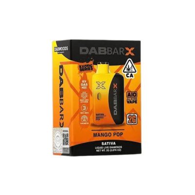 DAB BAR X MANGO POP 2G DISPOSABLE VAPE