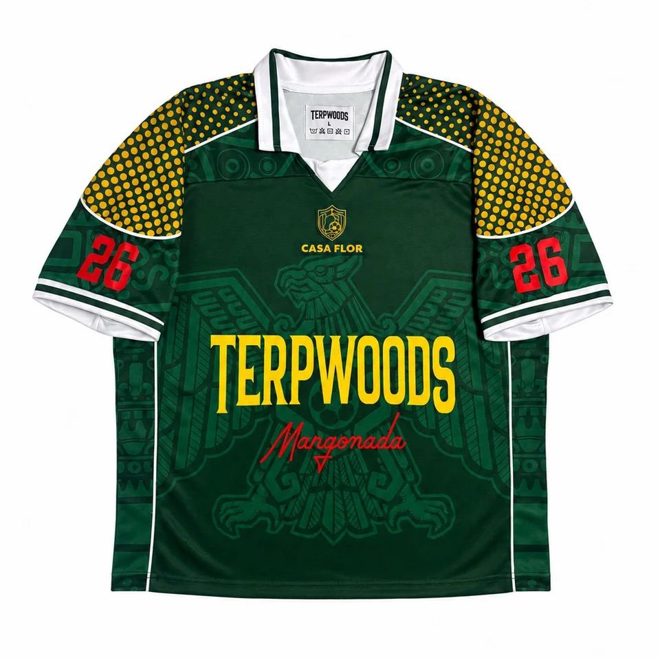 Terpwoods x Casa Flor Mexico Inspired Soccer Jersey