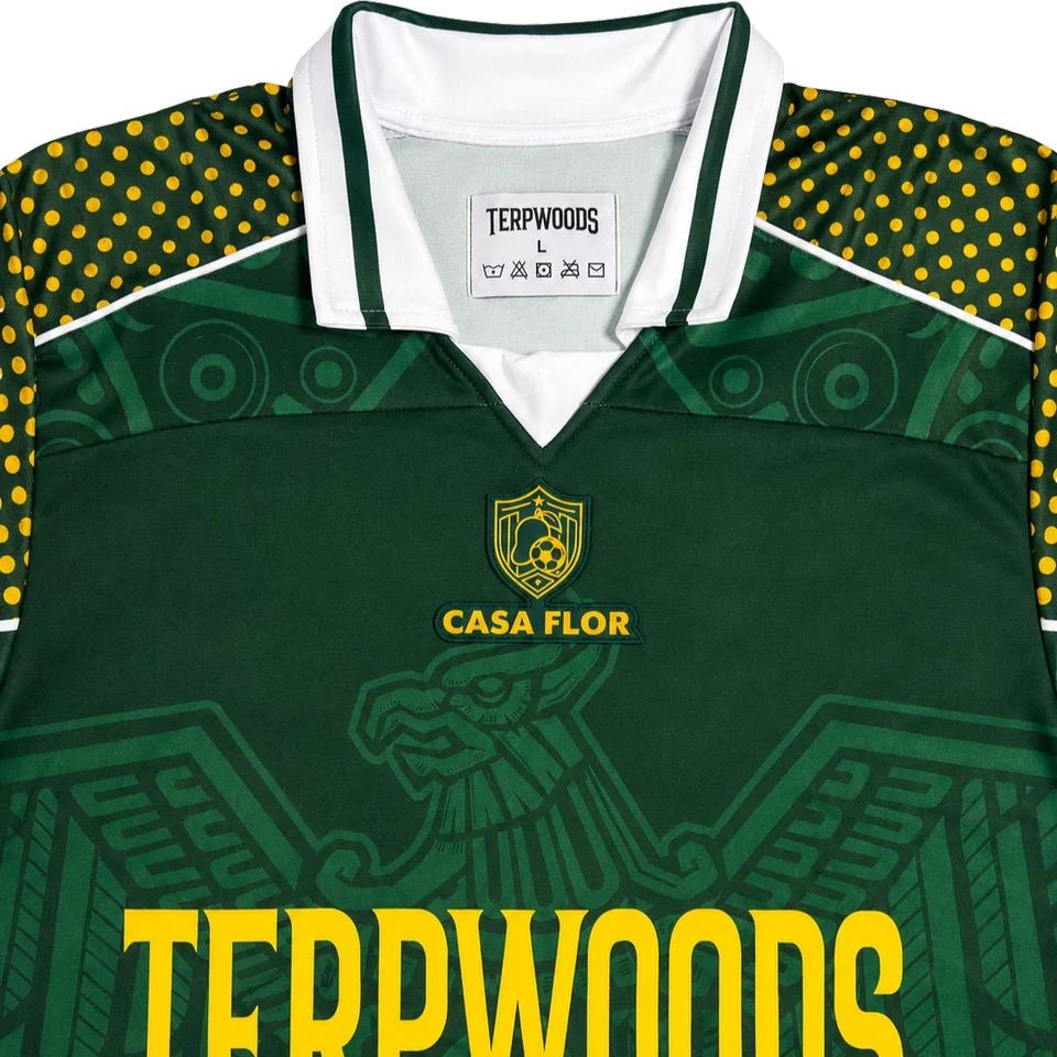 Terpwoods x Casa Flor Mexico footballJersey